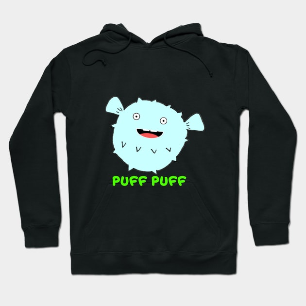 Puff Puff Hoodie by Loose Tangent Arts